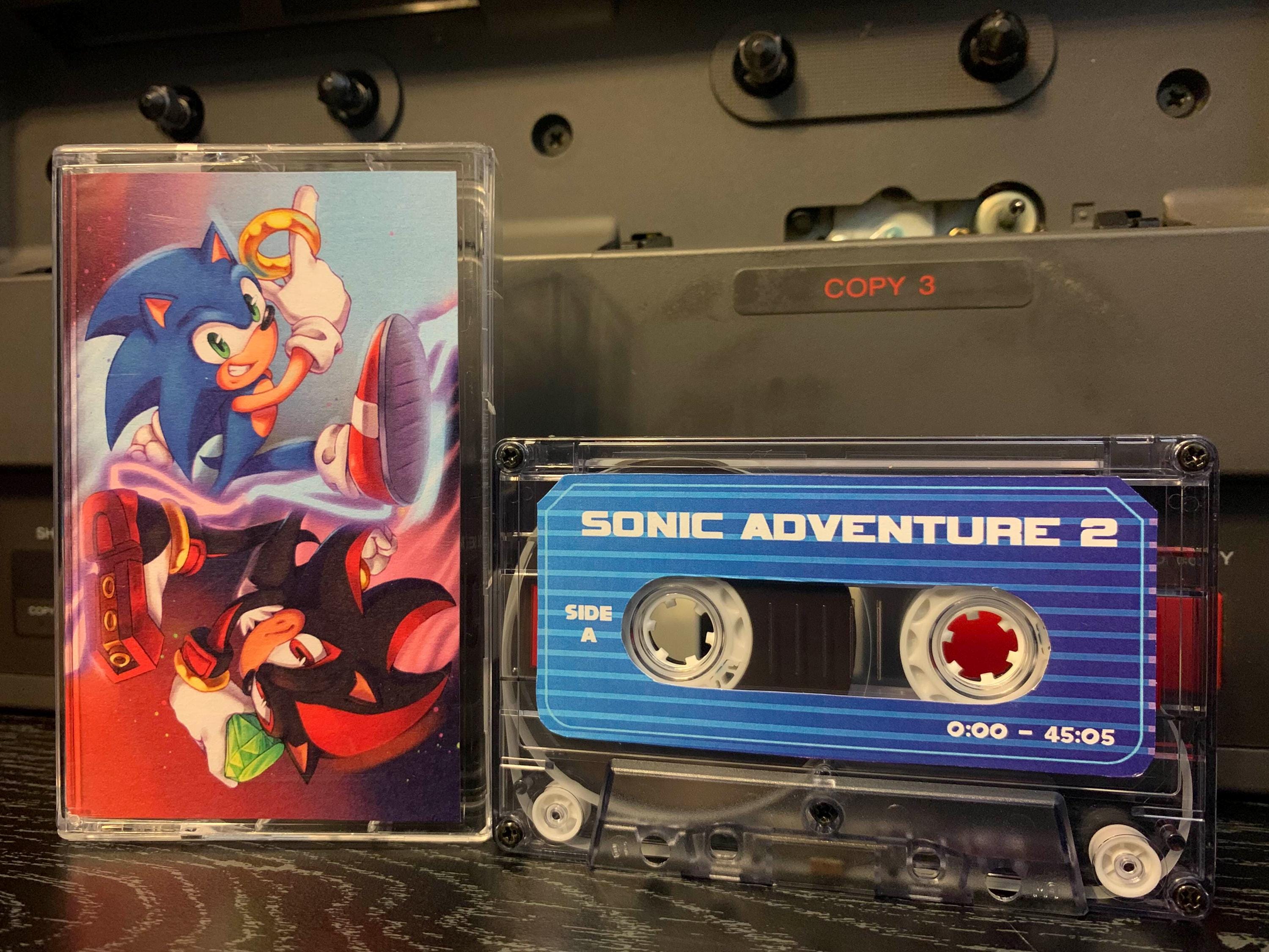 Sonic Adventure 2 (2001) Custom Cassette Tape - Etsy