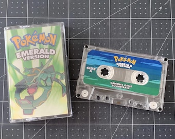 Mixtape de cinta de casete personalizado de Pokémon Edición Esmeralda (2005) para la banda sonora OST