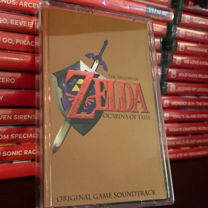 The Legend of Zelda: Ocarina of Time (1998, Nintendo 64 N64) Custom Cassette Tape Artwork for Soundtrack OST