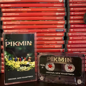 Pikmin (2001, Nintendo GameCube GCN) Custom Cassette Tape Fanart Artwork for Soundtrack OST