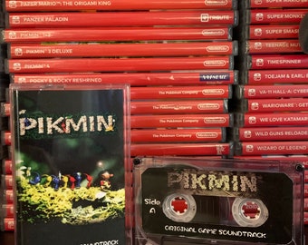 Pikmin (2001, Nintendo GameCube GCN) Custom Cassette Tape Soundtrack OST