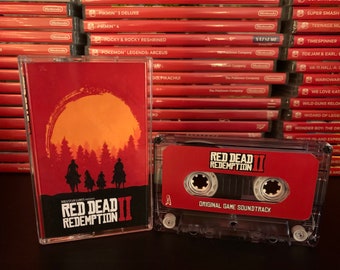 Red Dead Redemption II (2018) Custom Cassette Tape Fanart Artwork for Soundtrack OST