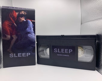Sleep (2023, Subbed) Custom VHS Sleeve Slipcover + Functional Blank VHS Tape