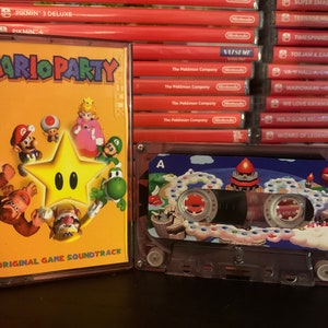 Mario Party (1998, Nintendo 64 N64) Custom Cassette Tape for Soundtrack OST