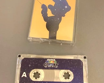 Cinta de casete personalizada para banda sonora de orquesta de Super Mario Galaxy (2007)