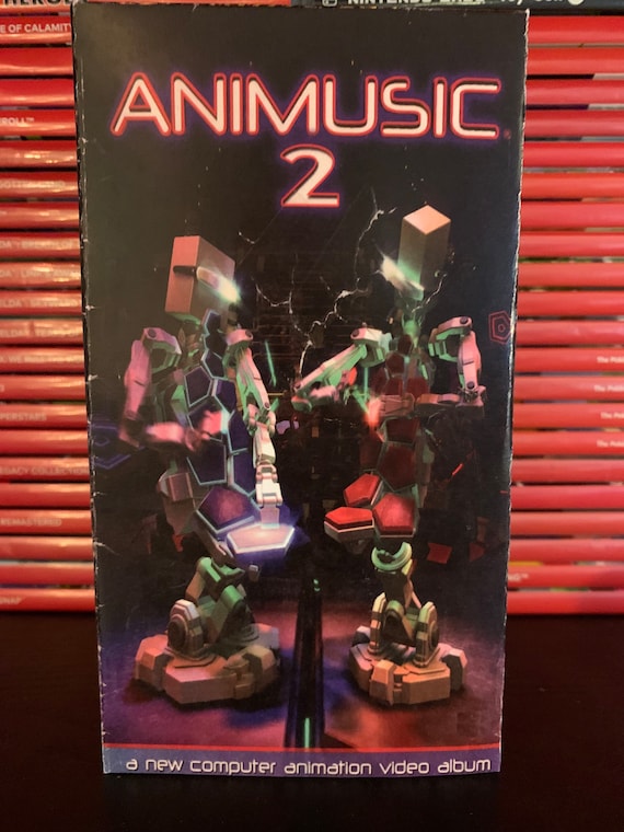 Animusic 2 (2005) Custom VHS Sleeve Slipcover + Blank VHS