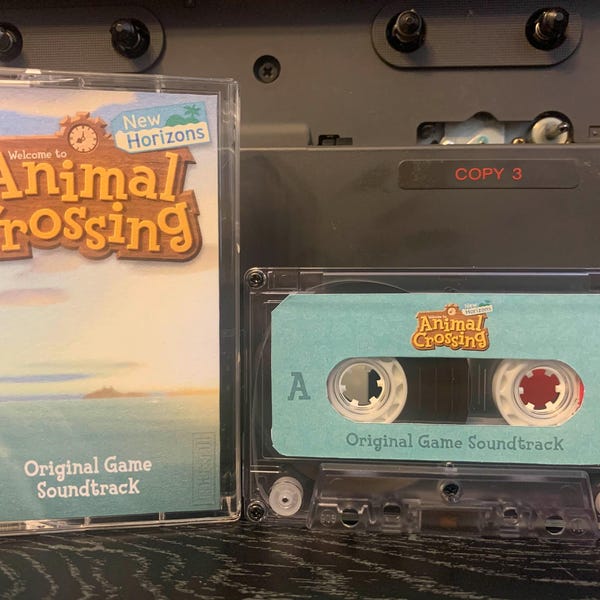 Animal Crossing New Horizons (2020, Nintendo Switch) Custom Cassette Tape for Soundtrack OST