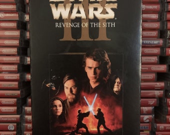 Star Wars Episode III 3 (2005) Custom VHS Tape Slipcover Sleeve Artwork + Blank Tape