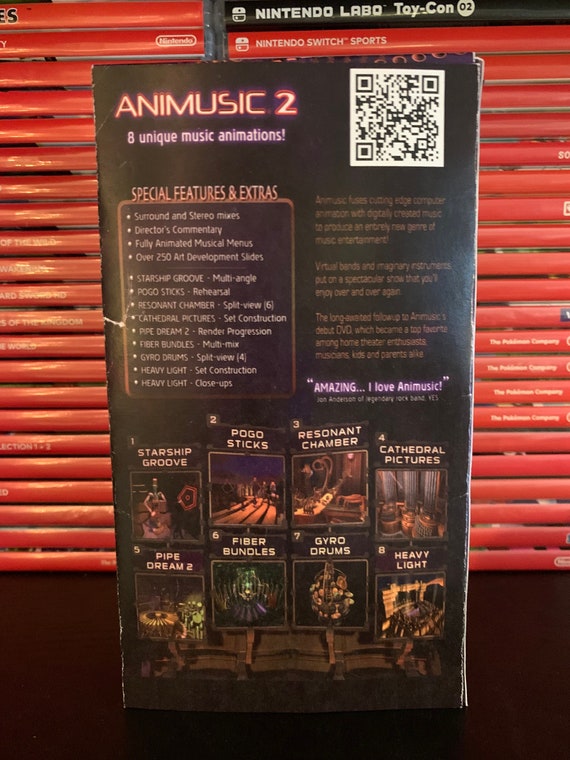 Animusic 2 (2005) Custom VHS Sleeve Slipcover + Blank VHS Tape - Etsy