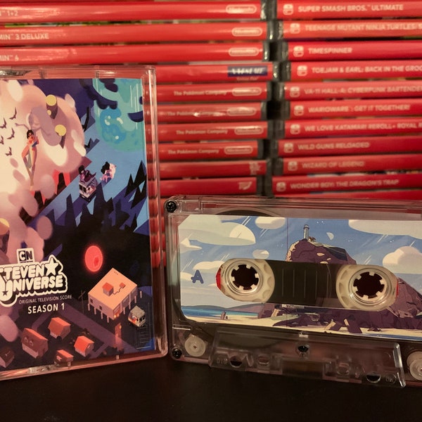 Steven Universe (Season One, 2013) Custom Cassette Tape for Original Score Soundtrack