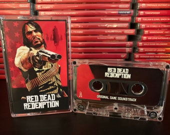 Red Dead Redemption (2010, Xbox 360) Custom Cassette Tape Fanart Artwork for Soundtrack OST