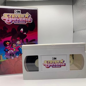 Steven Universe: The Movie (2019) - Custom VHS Clamshell Artwork + Functional Blank VHS Tape