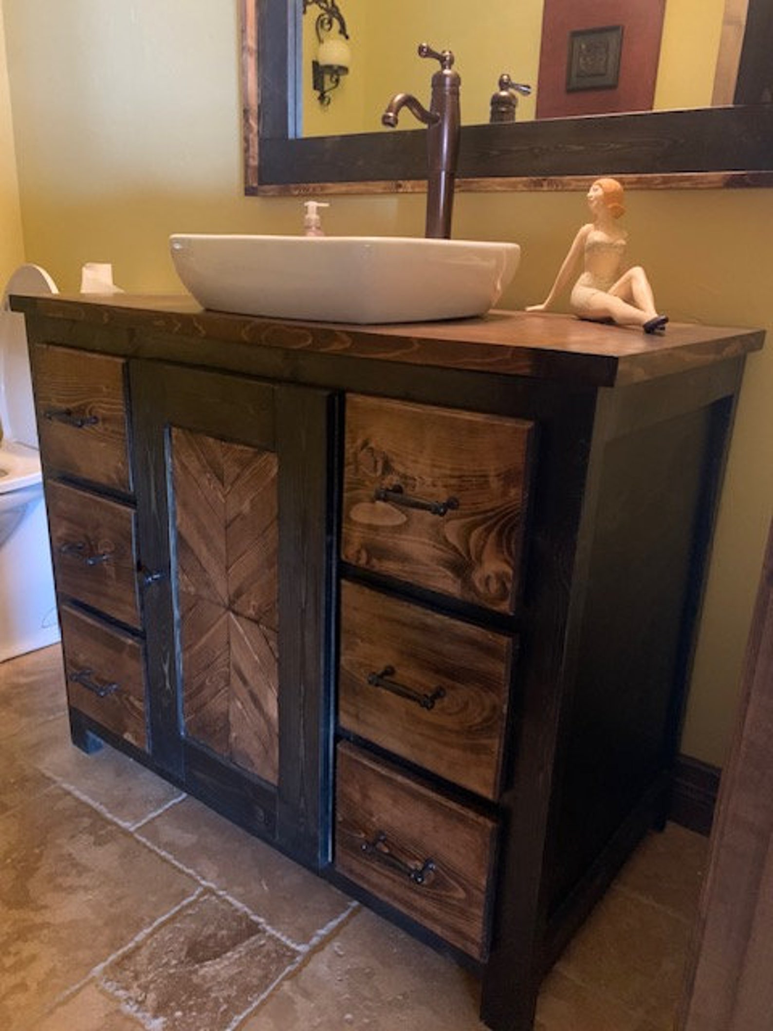 Bathroom Vanity // Bath Cabinet // Solid Wood // Cabinet // Storage ...