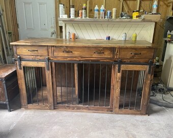 Dog Kennel // Dog Crate // TV Stand // Entertainment Center // Credenza //Custom