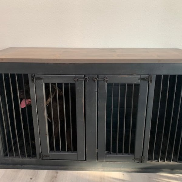 Dog Crate Tv Stand Etsy