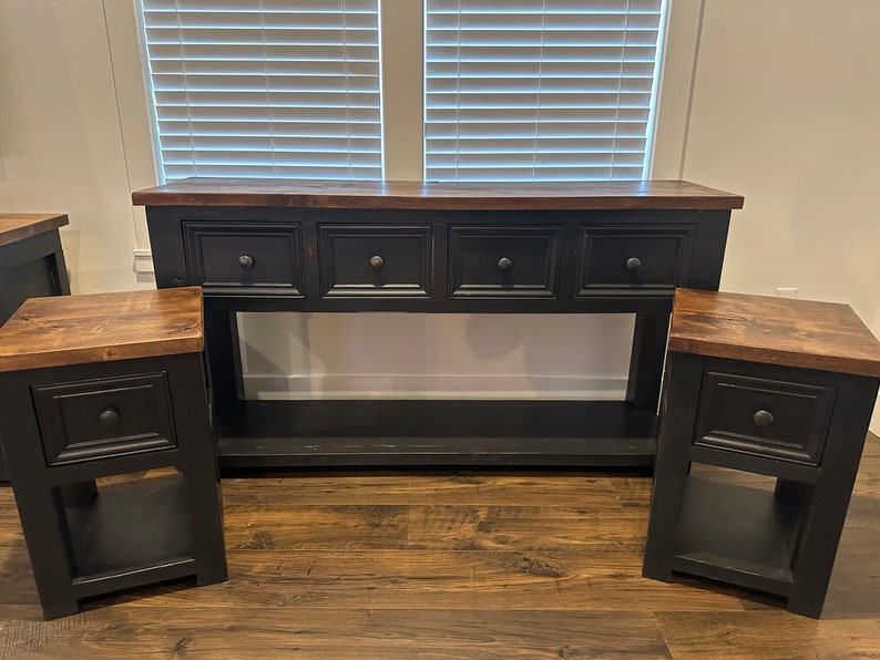 Console Table // Sofa Table // Farmhouse Accent Table // Entry Table // Entryway Table // Hallway Table image 6