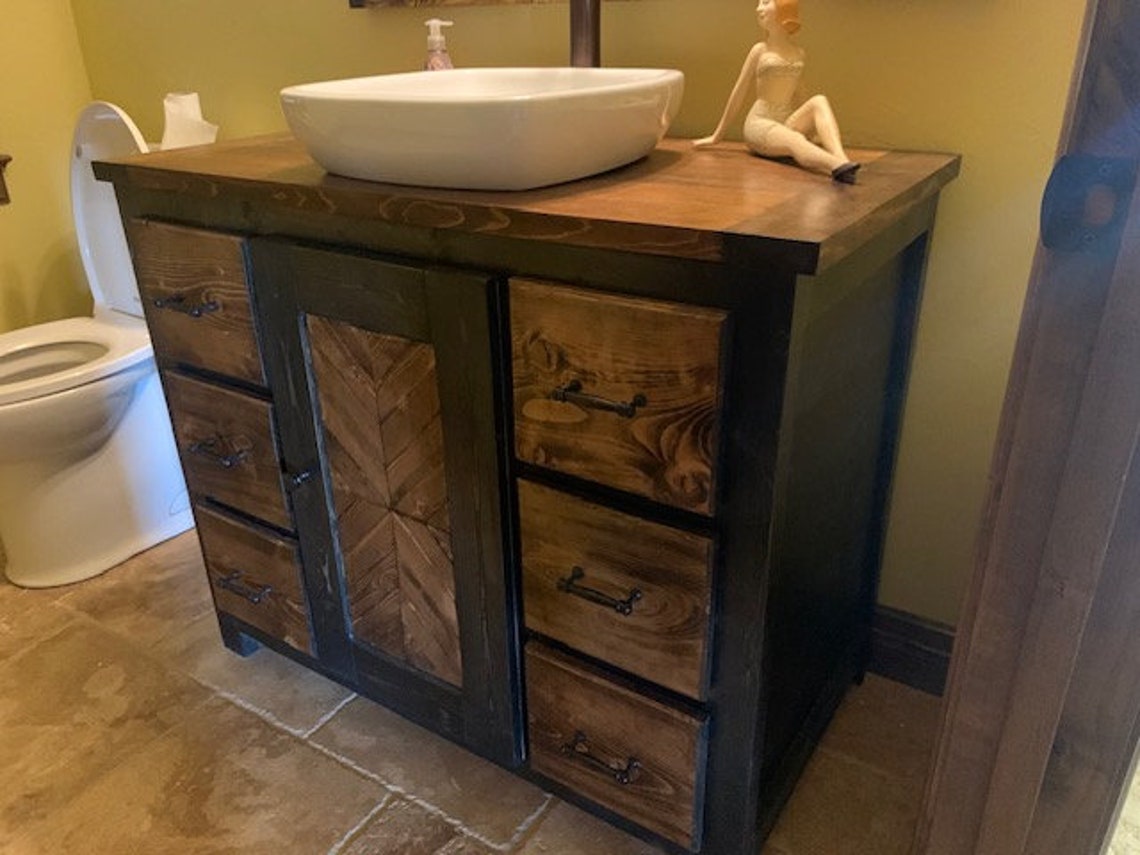 Bathroom Vanity // Bath Cabinet // Solid Wood // Cabinet // Storage // Coffee Bar // Modern ...