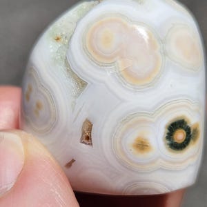 Pink and Light Green Ocean Jasper Freeform