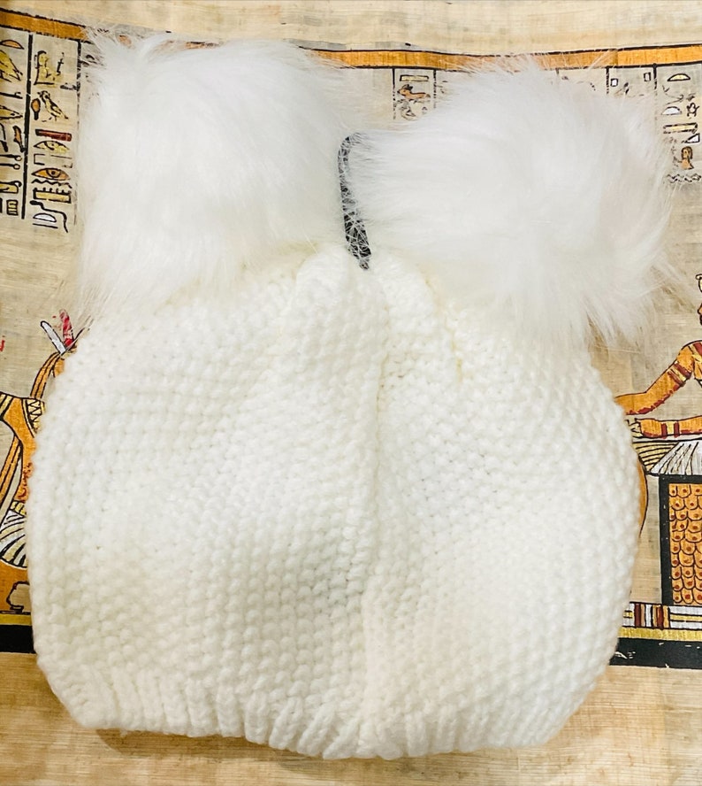 Hedwig Beanie Owl Christmas Knit Hat Harry Potter Hogwarts image 2
