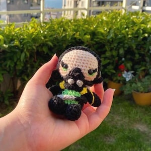 Valorant Viper Crochet Plush, Valorant Viper Keychain, Viper Doll, Amigurumi Viper, Valorant Character, Viper Figure, Viper Desk Figure