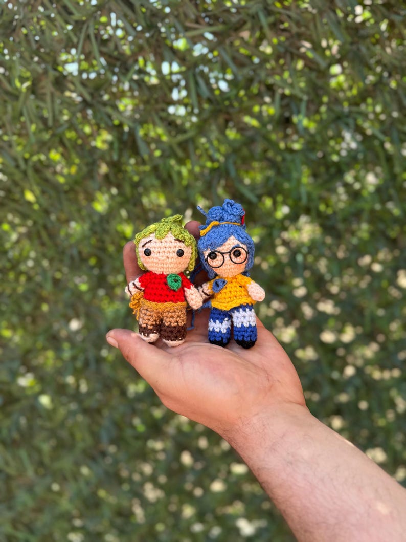 It Takes Two Cody & May Amigurumi Crochet Pattern – Mini Plush Keychain ...