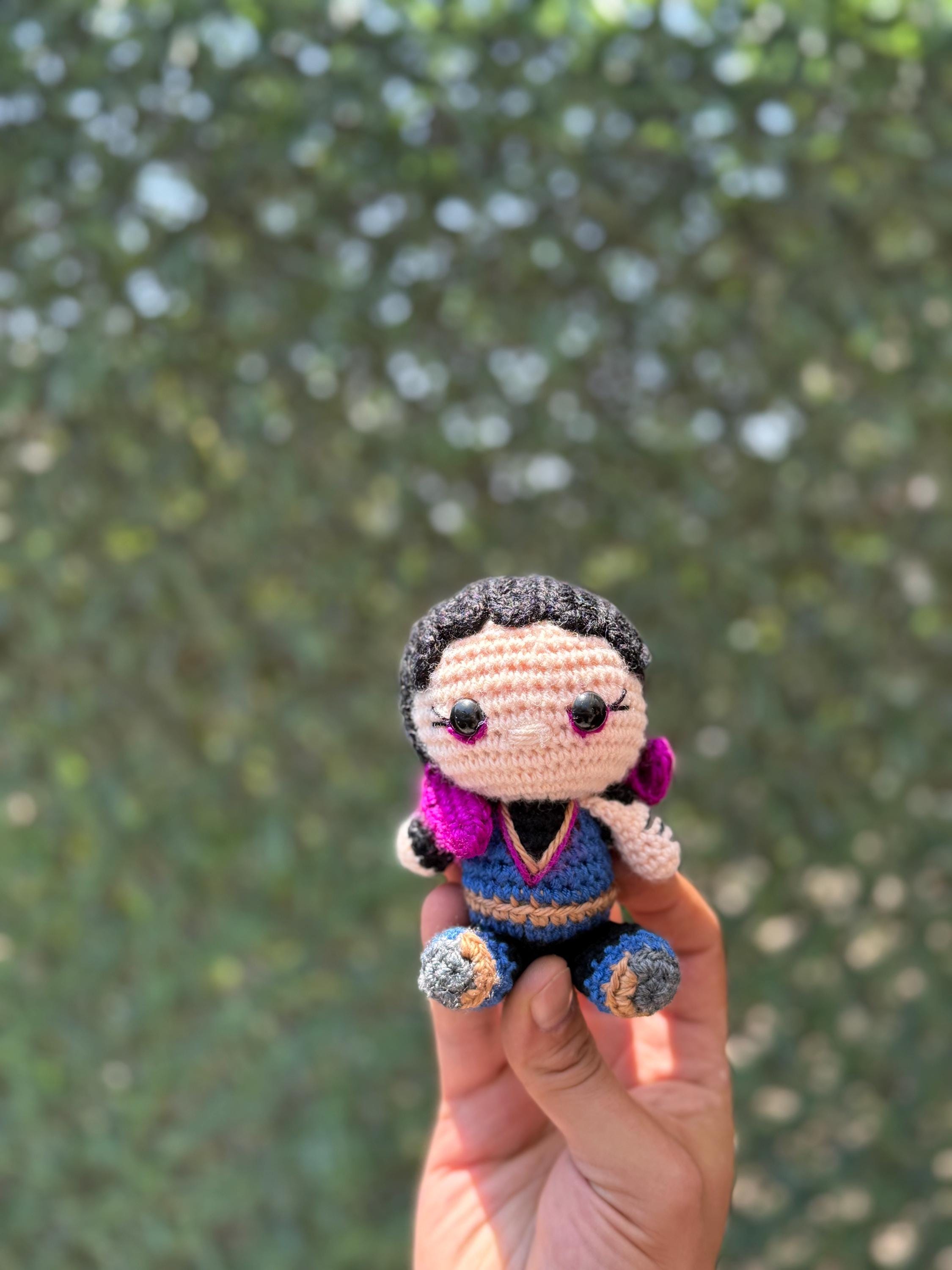 Reyna Keychain Crochet Valorant Reyna Keychain, Reyna Plushie, Reyna Doll, Amigurumi ...