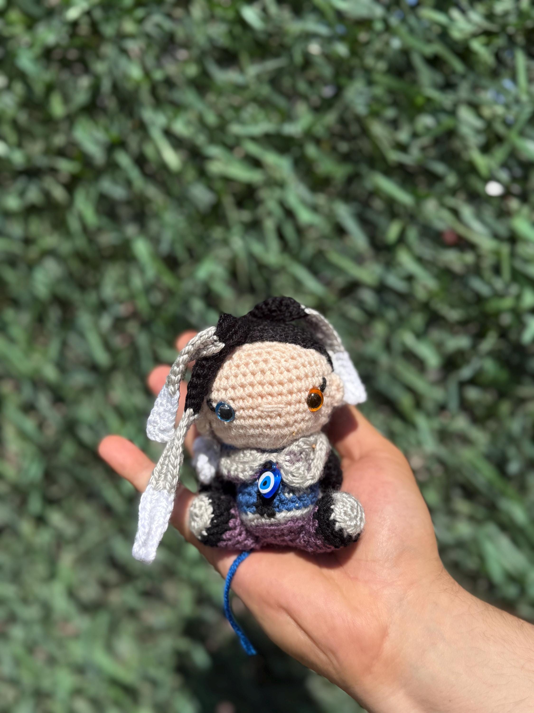 Amigurumi Valorant Fade Plush, Valorant Fade Keychain, Fade Doll ...