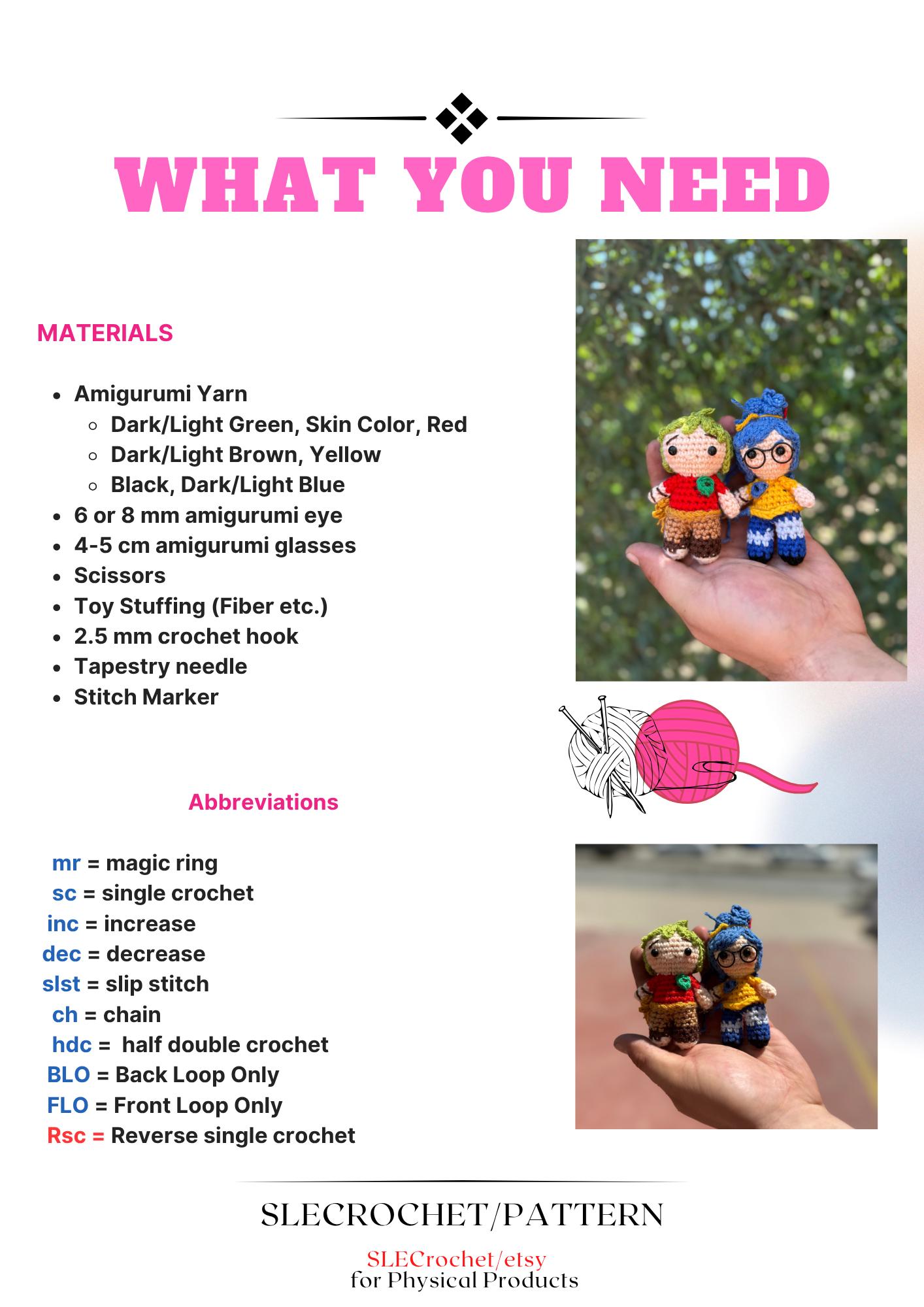 It Takes Two Cody & May Amigurumi Crochet Pattern – Mini Plush Keychain ...