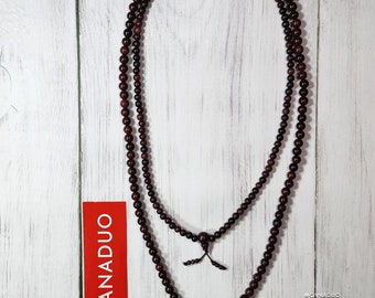 Genuine Premium Luxurious Red Sandalwood Mala Collection - Radiant Spirituality & Style!