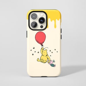 Winnie the Pooh Phone Case: Honeycomb Design