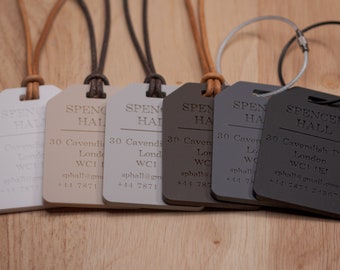 Luggage Tags Personalised Custom Engraved Luggage Tags Suitcase Baggage ID Tag Boys Girls Bag Tag Childs Bag Name Tag Travel Tag Travel Gift