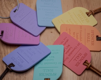 Luggage Tags Personalised Custom Engraved Luggage Tags Suitcase Baggage ID Tag Boys Girls Bag Tag Childs Bag Name Tag Travel Tag Travel Gift