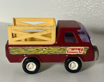 Vintage Buddy L Rack Truck: Collectible Toy Truck