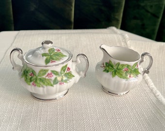 Cream and Sugar Bowls Coffee Tea Service Fine China Fred Roberts