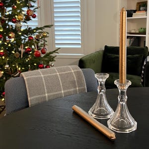 Crystal Candlestick Holders Pair of Candlesticks