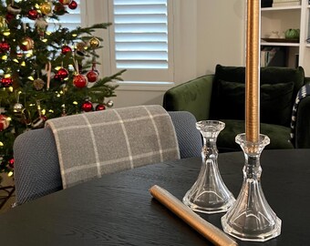 Crystal Candlestick Holders Pair of Candlesticks