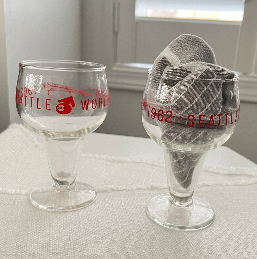 1962 World's Fair Seattle Memorabilia Seattle Glasses Beer Glass Gift ...