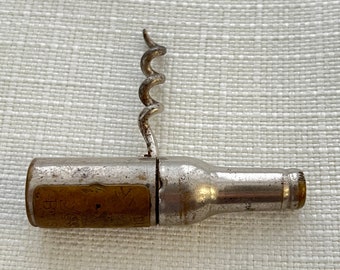 Vintage Anheuser Busch Beer Bottle Corkscrew: Barware Memorabilia