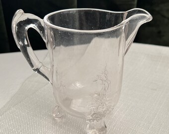Antique Riverside Glass Co EAPG Grasshopper without insect Creamer