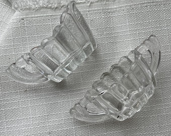 Heisey Crystolite Glass Sugar and Creamer Set