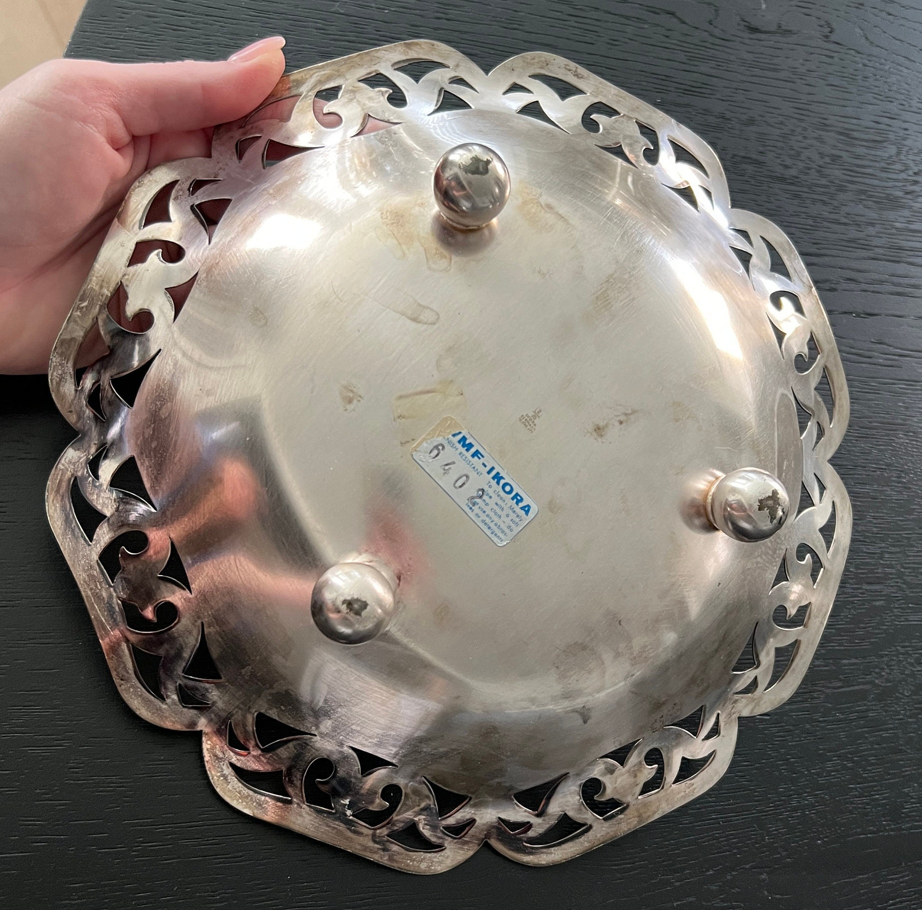 Vintage WMF IKORA Silverplate Bowl - Germany Serving Dish - Etsy