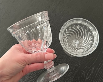Fostoria Colony glass water goblets