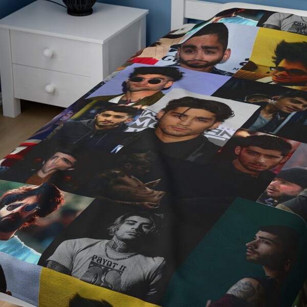 Zayn Malik Blanket, super soft plush blanket, Zayn Malik, Zayn Malik Fan Gift, perfect for sleepovers, celebrity blanket