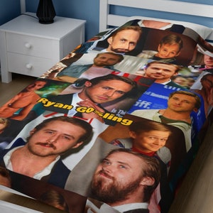 Soft Flannel Ryan Reynolds Blanket Collage Throw Home Decor Gift