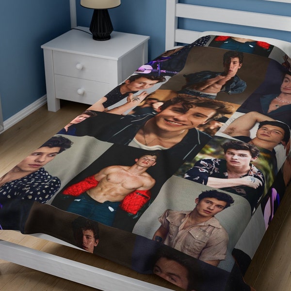 Shawn Mendes Blanket, super soft plush blanket, Shawn Mendes , Shawn Mendes  Fan Gift, perfect for sleepovers, celebrity blanket