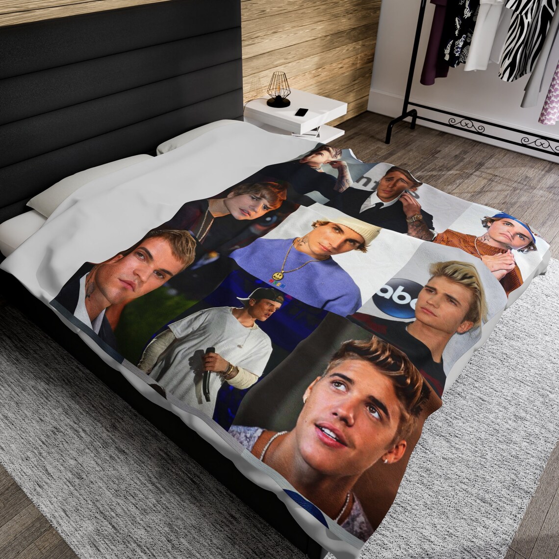 Justin Bieber Blanket , Super Soft Plush Blanket , Justin Bieber