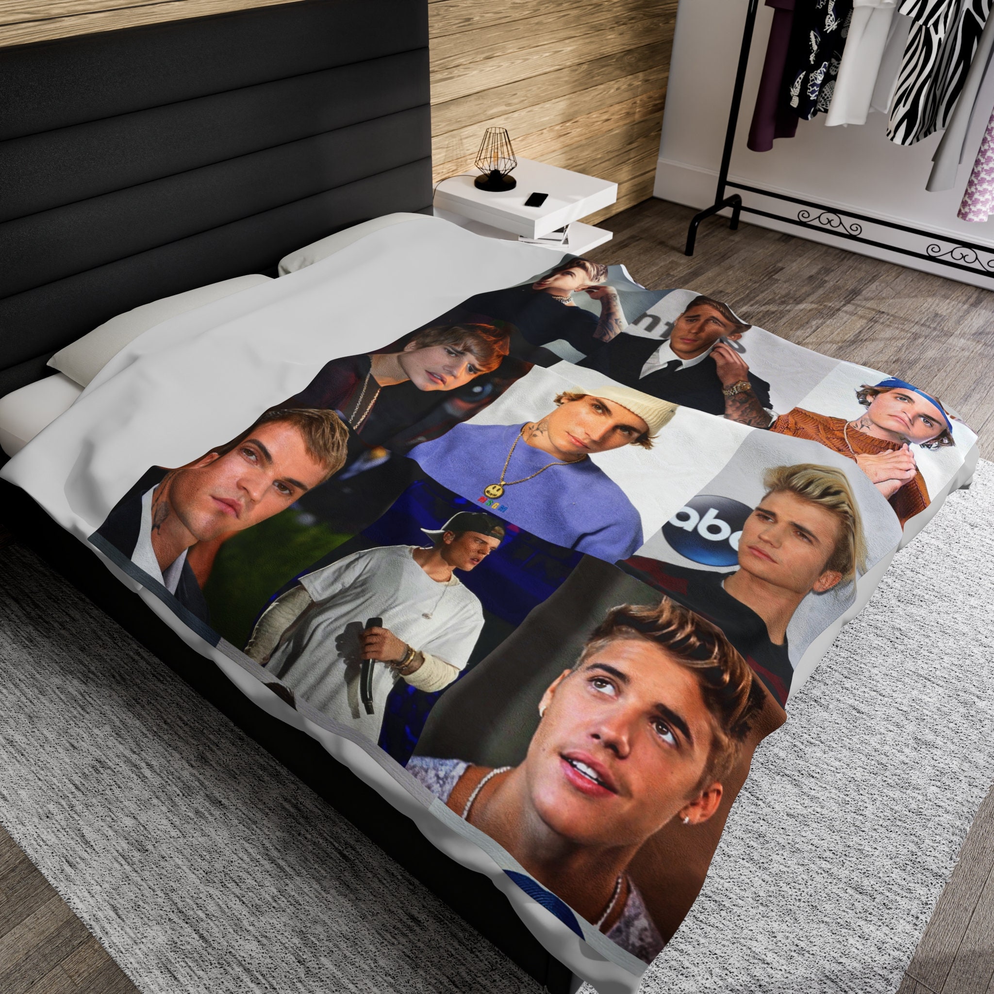Justin Bieber Plush Blanket: Belieber Fan Gift - Etsy