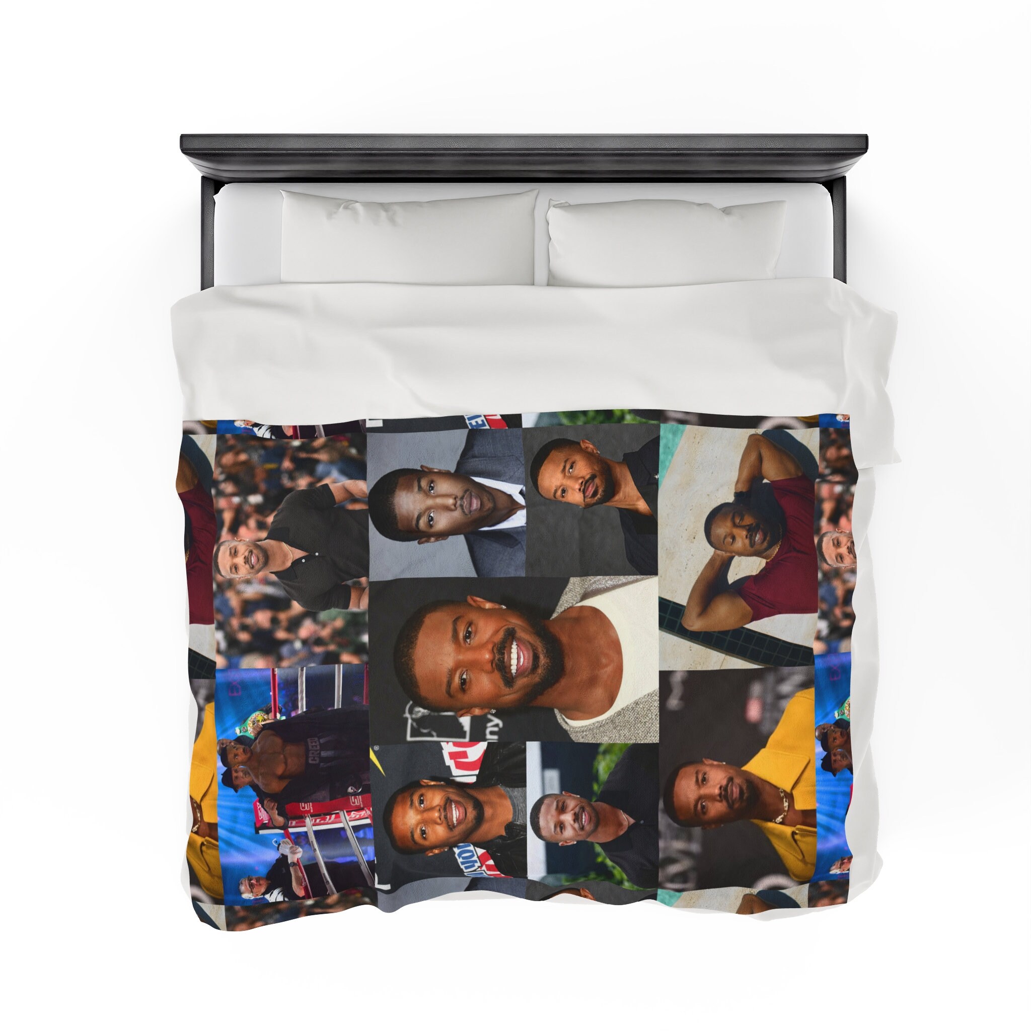 Michael B. Jordan Blanket Super Soft Plush Blanket Michael B Etsy