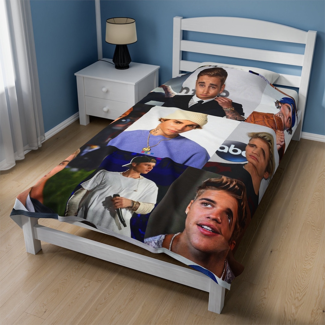 Justin Bieber Blanket , Super Soft Plush Blanket , Justin Bieber