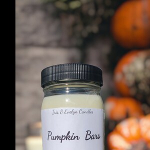 These hand-poured soy candles are designed to fill your home with the spicy-sweet scent of ripe pumpkin, nutmeg, and clove.  Each candle is crafted with a cotton wick and comes in a reusable glass jar.